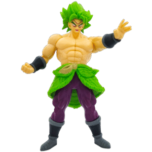18CM Broly action figure Dragon Ball Super collectible in green-haired Super Saiyan form Let me know if you want similar content for bundle offers or category pages.