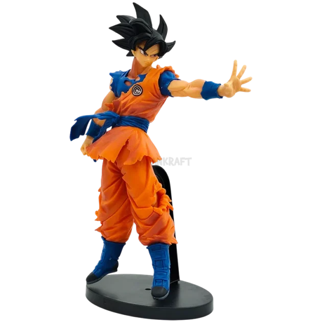 24CM Goku action figure from Dragon Ball Z in orange and blue outfit collectible statue