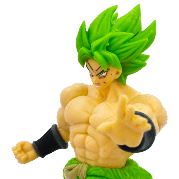 18CM Broly action figure Dragon Ball Super collectible in green-haired Super Saiyan form Let me know if you want similar content for bundle offers or category pages.