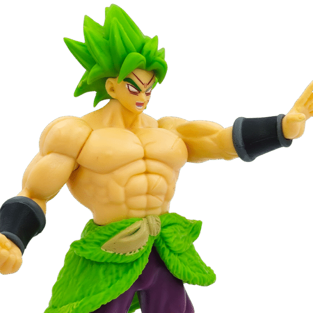 18CM Broly action figure Dragon Ball Super collectible in green-haired Super Saiyan form Let me know if you want similar content for bundle offers or category pages.