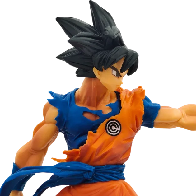 24CM Goku action figure from Dragon Ball Z in orange and blue outfit collectible statue