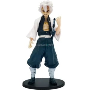 Sanemi Shinazugawa 16CM Wind Hashira action figure from Demon Slayer with Nichirin sword