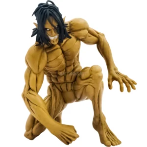 Attack Titan action figure 15CM featuring Eren Yeager from Attack on Titan anime crouched in battle pose