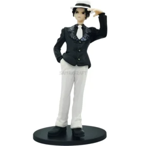 Muzan Kibutsuji 16CM figure Demon Slayer in black suit and white hat collectible