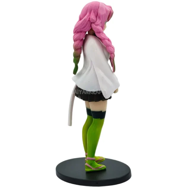 Mitsuri Kanroji 15CM Love Hashira Demon Slayer action figure with pink-green hair and white uniform