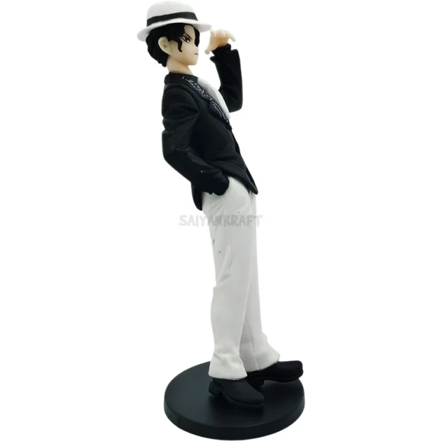 Muzan Kibutsuji 16CM figure Demon Slayer in black suit and white hat collectible