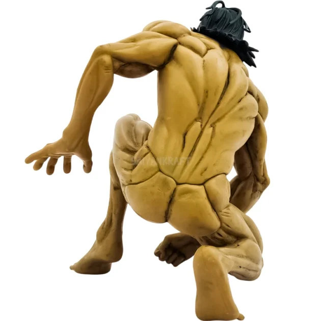Attack Titan action figure 15CM featuring Eren Yeager from Attack on Titan anime crouched in battle pose