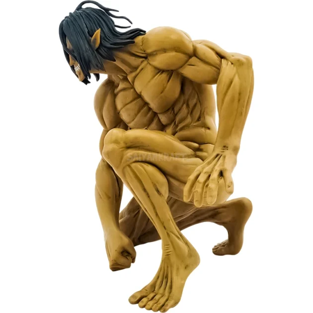 Attack Titan action figure 15CM featuring Eren Yeager from Attack on Titan anime crouched in battle pose