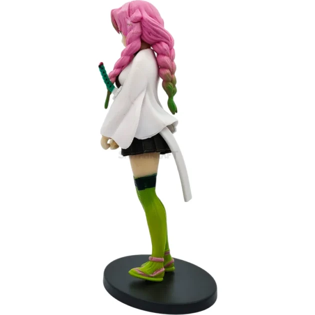Mitsuri Kanroji 15CM Love Hashira Demon Slayer action figure with pink-green hair and white uniform
