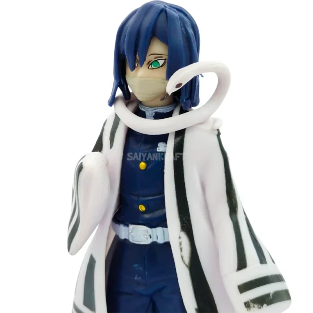 Obanai Iguro 14CM Serpent Hashira action figure with Kaburamaru from Demon Slayer
