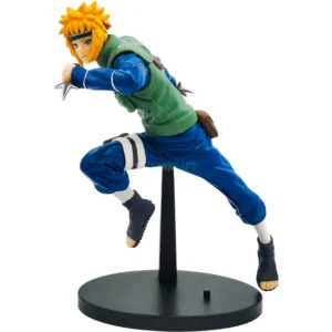 Minato Namikaze 19cm Action Figure – Naruto Shippuden Collectible Statue in Battle Pose with Kunai