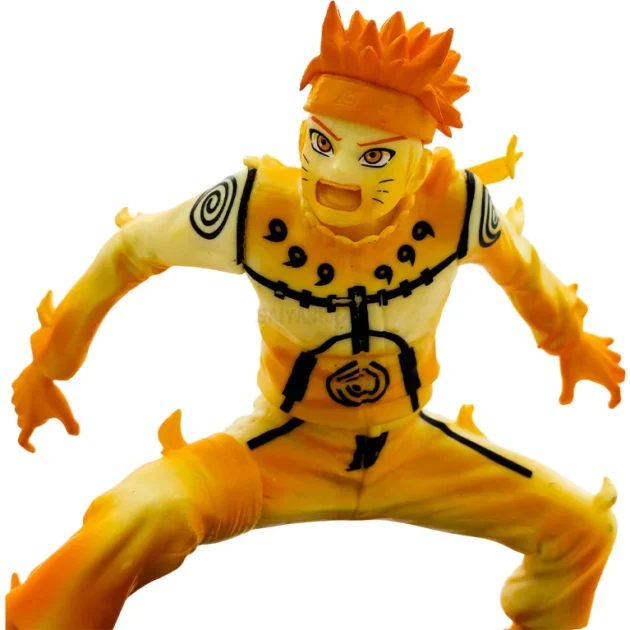 Naruto Uzumaki Biju Mode 14cm Action Figure – Naruto Shippuden Anime Collectible with Chakra Cloak